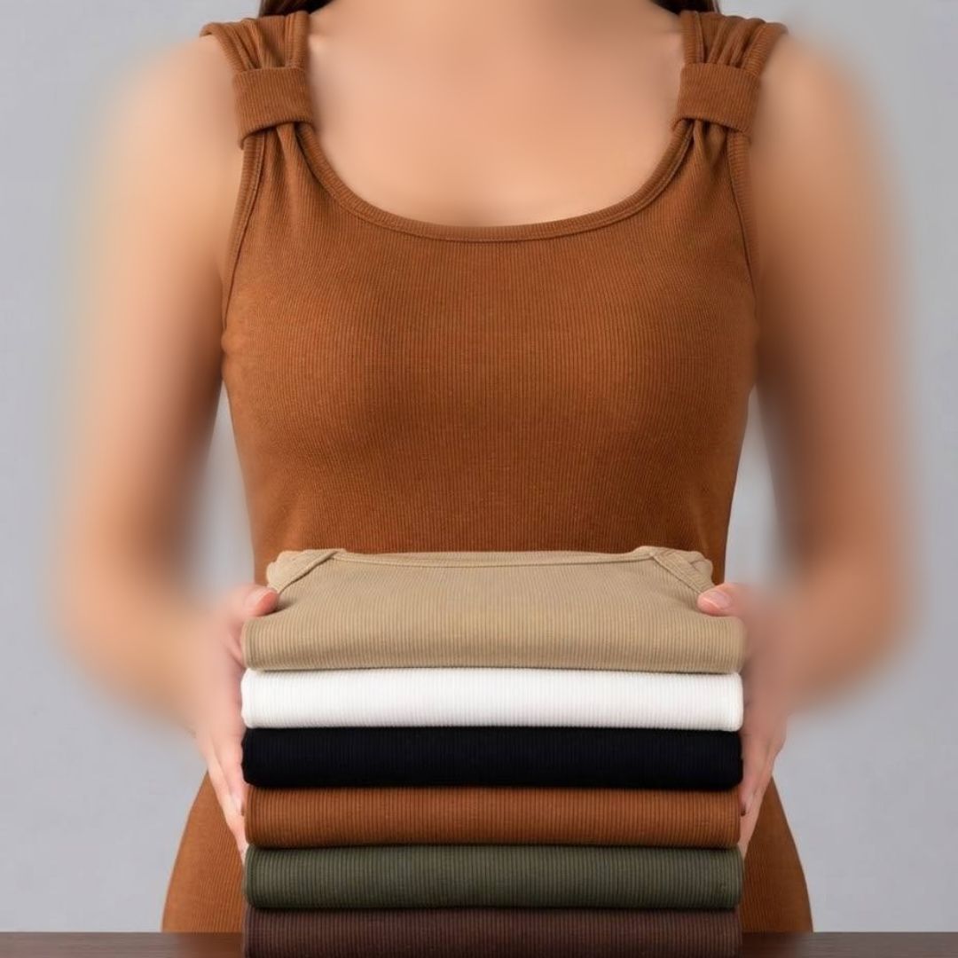 تاپ جلو گره ای پرفروش عمده (پک 6 عددی)