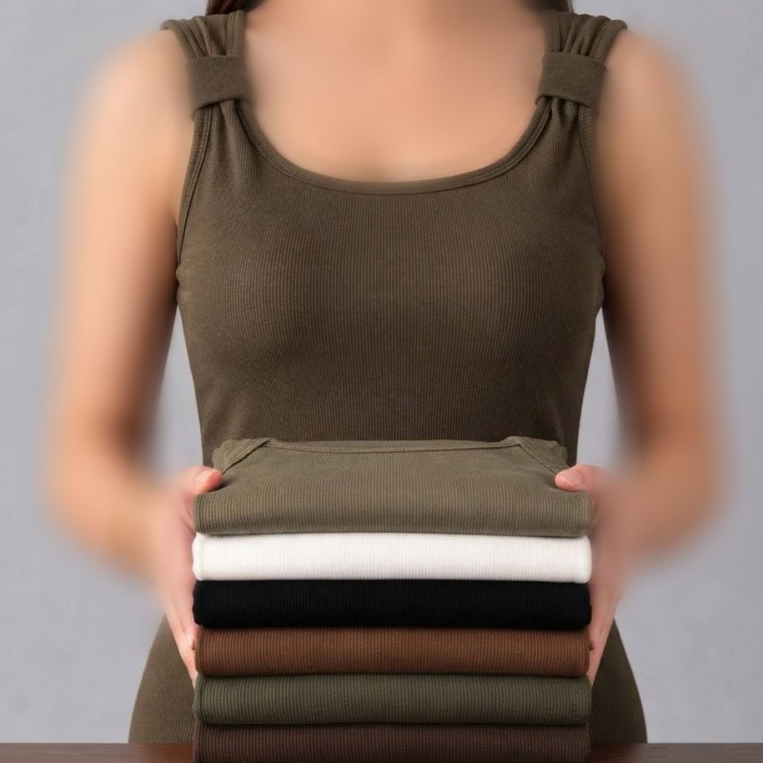 تاپ جلو گره ای پرفروش عمده (پک 6 عددی)