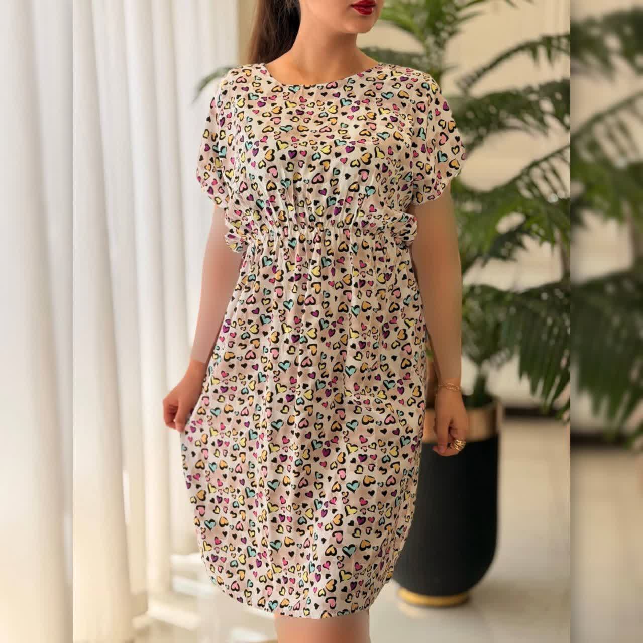 پیراهن بلند زیبای رز عمده (پک 4 عددی)
