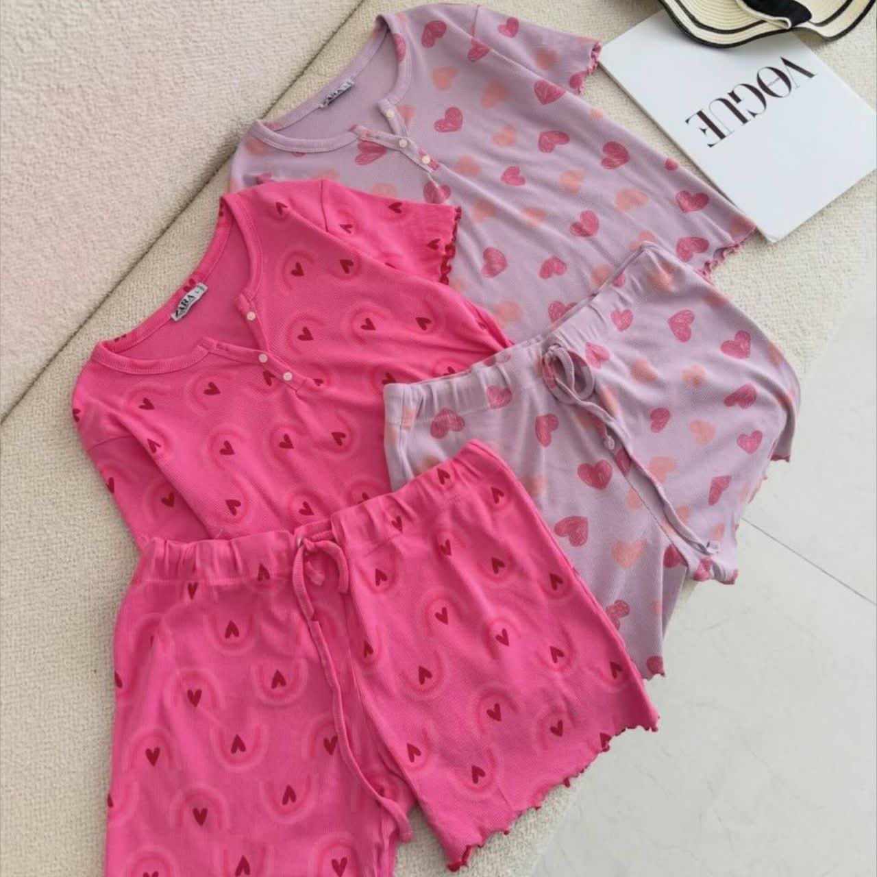 ست کراپ و شورتک zara عمده (پک 6 عددی)